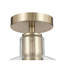 Plafonnier semi-encastré 1 lumière Knightsdale-1096694849