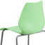 Chaises de vestibule empilables en plastique Oliverson-31020529