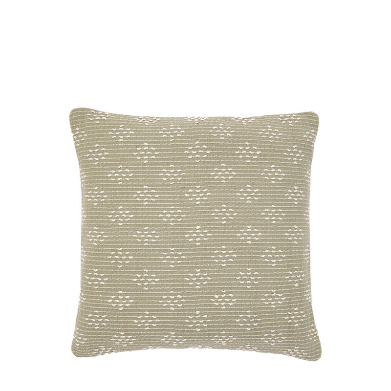 Square Throw Cushion, Green