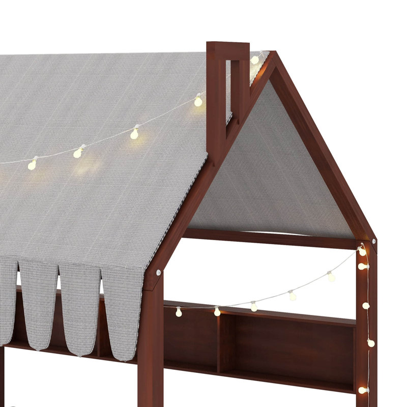 Lit sur pied Montessori House, Espresso