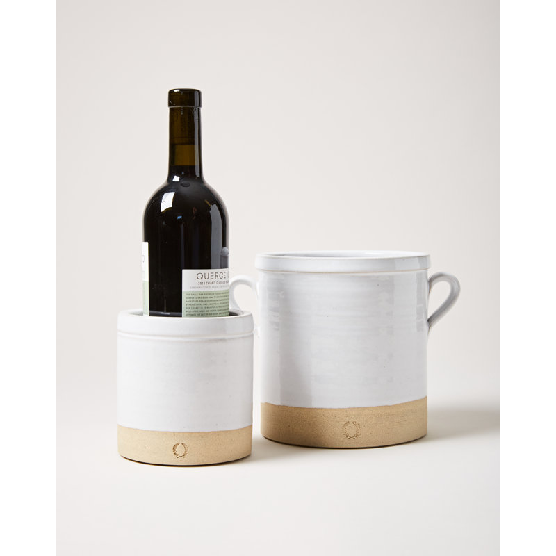Silo Stoneware Table Vase, Small: 4.5" X 5"