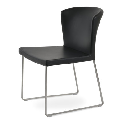 Capri 18'' H Upholstered Metal Side Chair