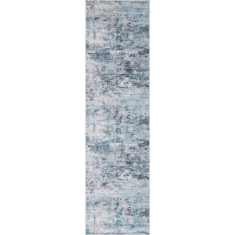 Abstract Indoor Rug, Runner 2'7" x 10'