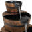 Wood Weather Resistant Floor Fountain