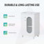 Meuble-lavabo de 20 pouces avec lavabo, tablette réglable et rangement à deux niveaux-1592415290