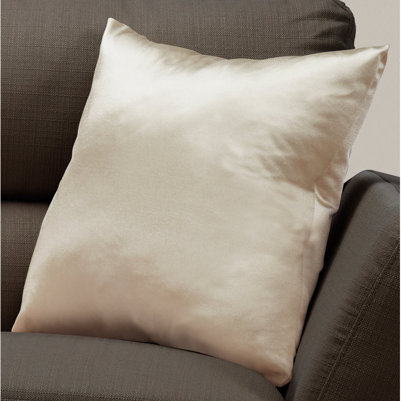 Pillows, 18 X 18 Square, Insert Included, Accent, Sofa, Couch, Bedroom, Polyester, Gold
