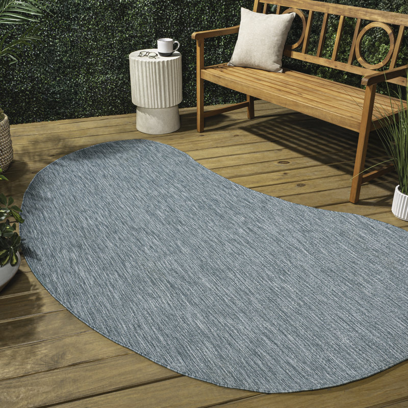 Tapis d'intérieur / extérieur turquoise, Nouveauté 7 pi 9 po x 10 pi