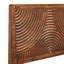 Structure de lit plateforme en bois massif avec tête de lit - Style moderne Mid-Century, grain de bois sculpté, assemblage facile avec outil intelligent, aucun sommier tapissier requis-253314978-253314977