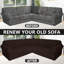 Soft Jacquard Stretch Sofa Covers For Sectional Corner Sofas - 3-Piece Soft & Washable Couch Slipcovers For 7-Seat Corner Sofas-1974379267