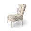 Chaise d'appoint moderne rembourrée beige-723106984