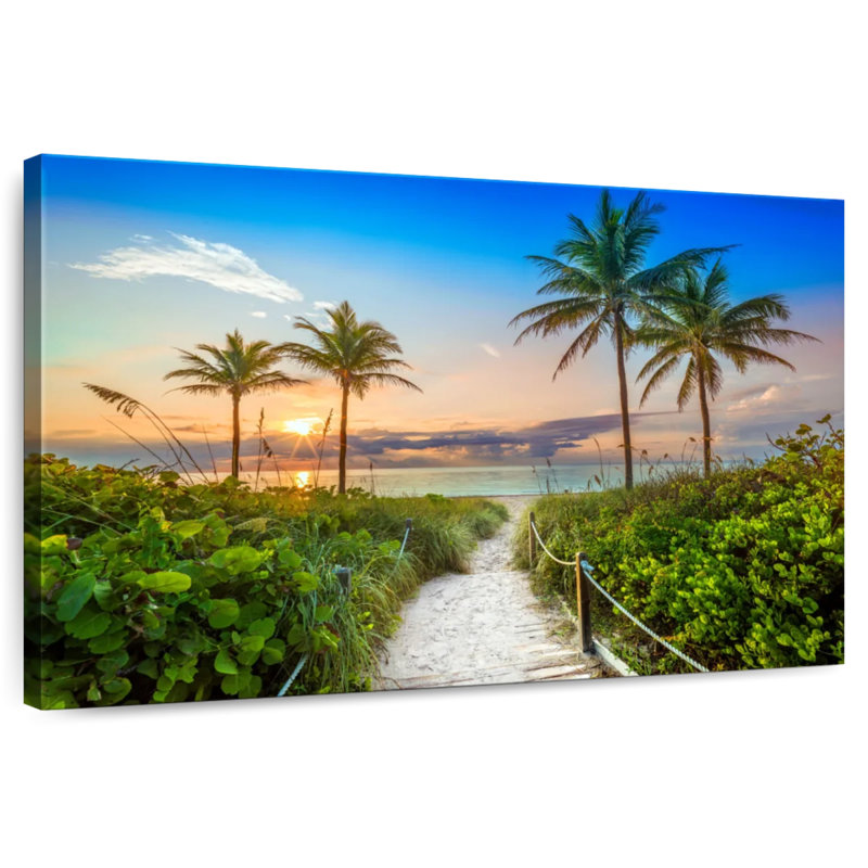 Keesha Florida Beach Summer Sunrise, 8" H x 12" W