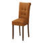 Chaise de salle à manger, hauteur 38 po, ensemble de 2, rembourrée, salle à manger, côté, cuisine, tissu, pieds en bois de noyer, moderne-1922359501