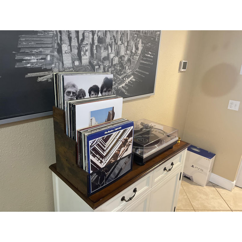 Rangement à 3 niveaux pour disque vinyle