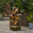 Daley Weather Resistant Floor Fountain with Light
