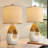 Boho Table Lamps Bedroom Living Room Set 2 Small Farmhouse Rattan Table Lamp 19”Rustic Home Decoration Nightstand Bedside Lamp For Office Compatible With Smart Light Bulbs(Not Include Bulbs)-1973530362
