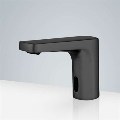 Wall Mounted Light Oil Rubbed Bronze Touchless Faucet for High Traffic Commercial Restrooms