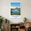 Loch Katrine, Scotland - Romantic Highlands Travel Poster With Steamship. Giclee Print On Wrapped Canvas. Wall Art, Home Decor - Natural Landmarks, Scotland - Wrapped Canvas Print-636671838