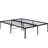 Heavy Duty King Size Black Metal Bed Frame - Fast Setup, No Noise, High Capacity Support, Reinforced Slats, Storage Under Bed, Leg Holes Frame, Assembly, Squeaking, 1000 Pound Capacity, Firm Mattress-1577929981