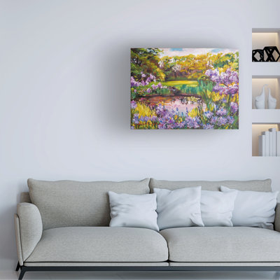 Bolog David Lloyd Glover  SPRING IMPRESSIONS AT THE REFLECTING POND Canvas Art