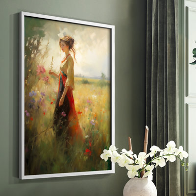 WOMEN Series CCCXVI  -Premium Framed Print -Ready to Hang - No Nails Required