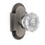 Cottage Plate with Crystal Door Knob-1573140154