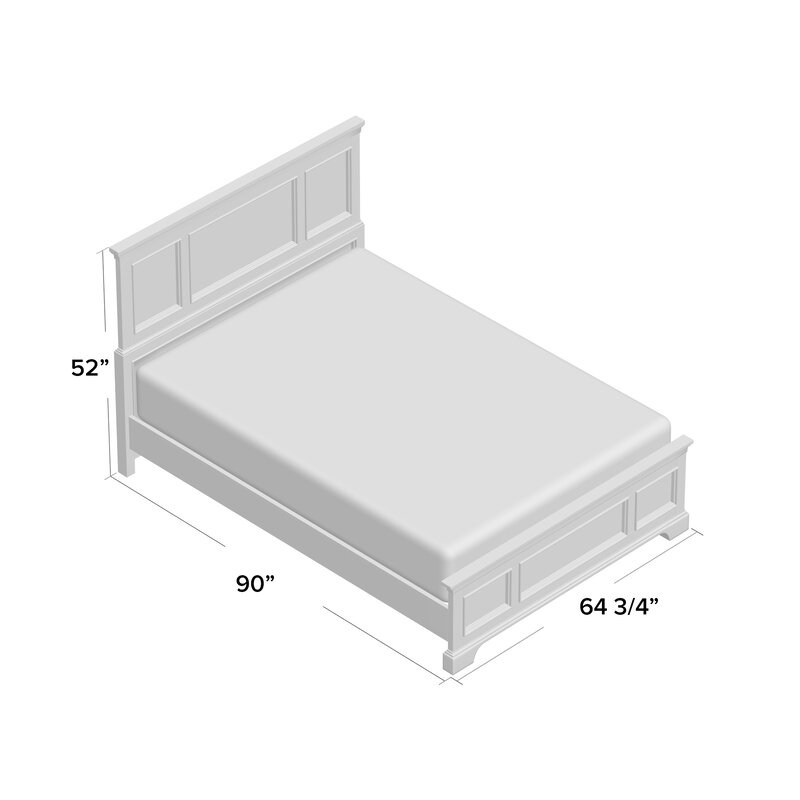 Red Barrel Studio® Auriel Solid Wood Standard Bed & Reviews | Wayfair