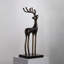 Art décoratif de base en marbre Fortunate Deer