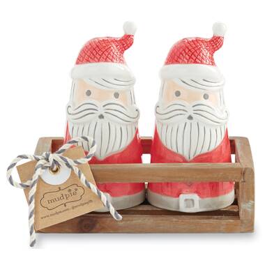 MUD PIE ASSORTED CHRISTMAS SALT & PEPPER SHAKERS