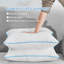 Garnitures de coussin décoratives en duvet synthétique effet tournesol (paquet de 2)-123386544-125347182