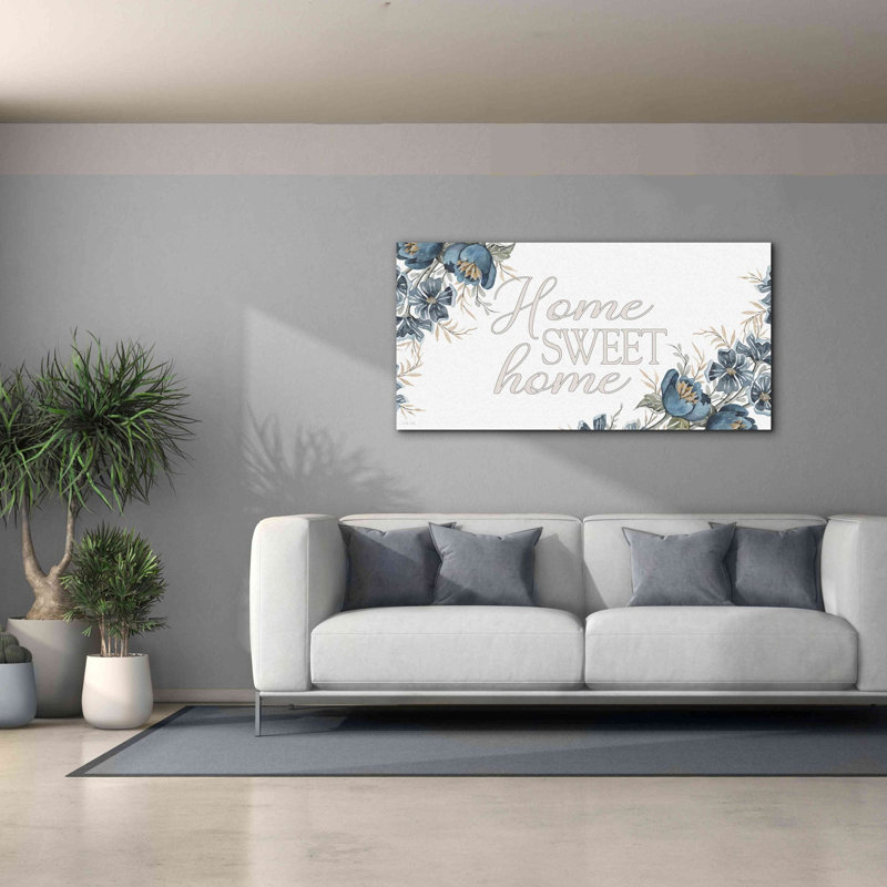 «Home Sweet Home» par Cindy Jacobs, art mural sur toile giclée, 40 po x 20 po, H 30 po x l 60 po