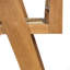 Tabouret de bar minimaliste moderne de 27 po avec siège en bois massif, structure en bois massif-92408858