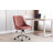Zurich Velvet Upholstered Diamond Tufted Rolling Office Chair-1847614982-1847614983