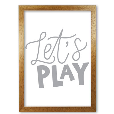 Let's Play - Print