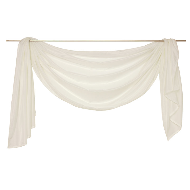Farsund Semi Sheer Single Panel, 135cm H x 400cm W, Off-white