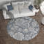 Tapis floral gris Majoros-25248360