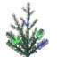 Vickerman 10' x 49" Moutauk Pine Pencil Artificial Pre-Lit Christmas Tree with 1450 LED Color Changing 3mm Low Voltage 6 Function Wide Angle Coaxial Lights-1725422862
