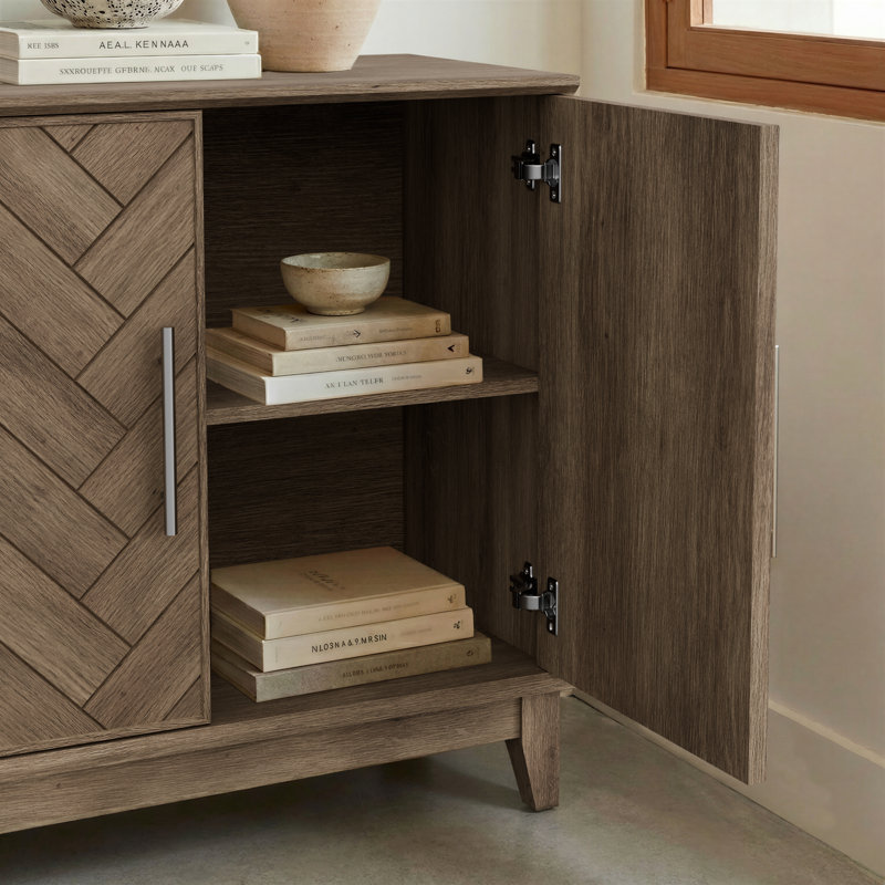 Hawthorne 62.9" TV Stand with 4 Doors for TVs up to 70"