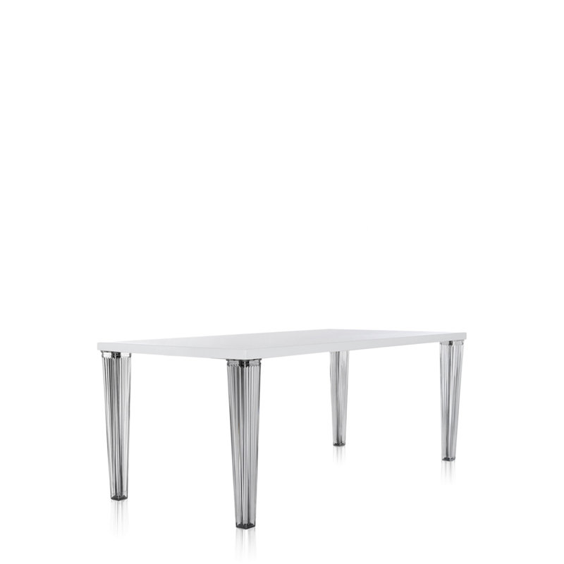 Table de salle à manger TopTop, Blanc, 74,8 po x 35,43 po
