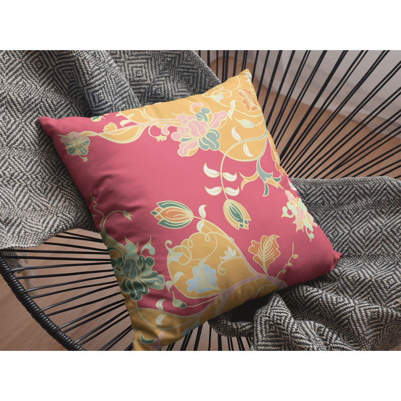 Housse et insert de coussin carré Devencove, 26 po x 26 po