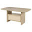Table de salle à manger à hauteur de comptoir moderne avec rangement intégré