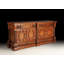 96" Wide 2 Drawer Walnut Wood Sideboard