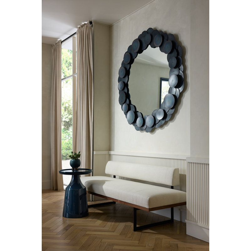 Kensey Round Iron Mirror