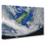 Curve Of Planet Earth In Abstract - Wrapped Canvas Print-55313257