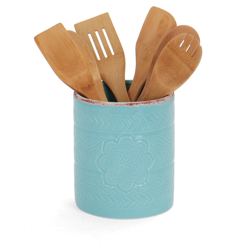Round Utensil Crock