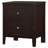 Garrett Cappuccino 2-Drawer Rectangular Nightstand