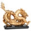 Figurine empereur dragon doré
