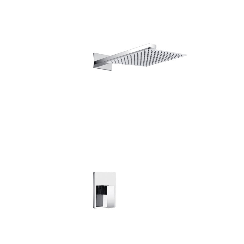 Système de douche complet à contrôle de volume avec soupape grossière Aqua Piazza