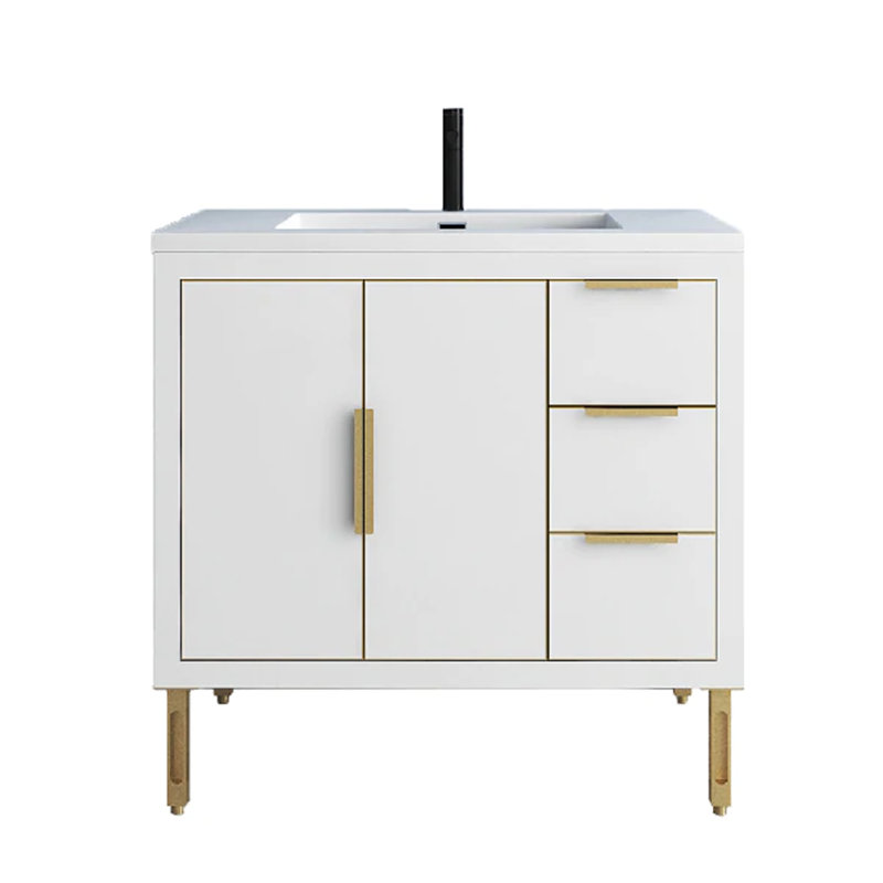 Meuble-lavabo simple 35 po