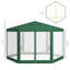 Tente de réception d'extérieur 13 pi x 11 pi Outsunny-1630975764