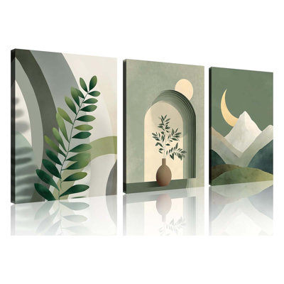 3 Piece Wrapped Canvas Wall Art